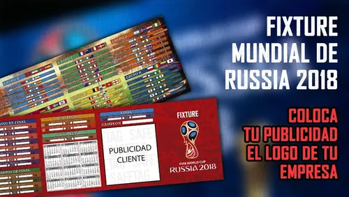 Fixture Mundial Qatar 2022 + Calendario + Publicidad X 120