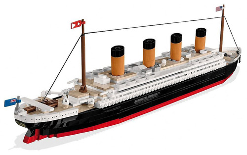 Blocos De Montar Navio R.m.s. Titanic 722 Peças 1:450 Cobi