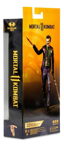 The Joker Bloody Figura 18cm Mcfarlane Mortal Kombat 11