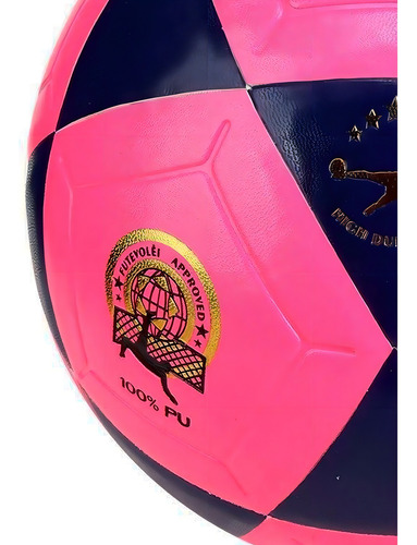 Bola de futevolei Poker Rio Poker nº 5 Unidade x 1 unidades cor rosa e azul marinho