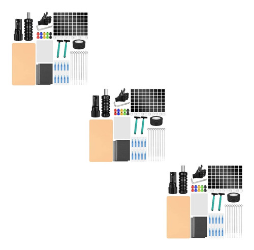 3 Juego Tatuaje Para Principiante Soporte Completo Fuente