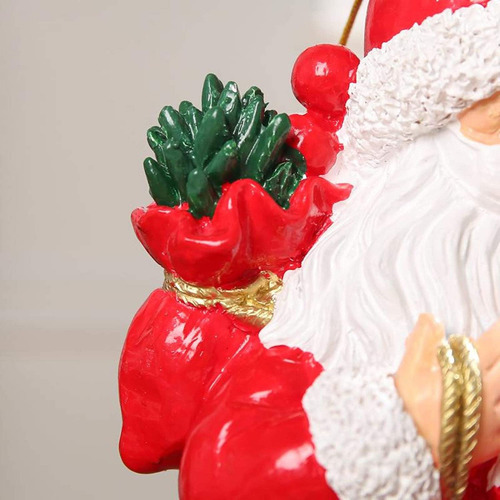 C Christmas Ornament Santa Wearing A Face Mask Decorate