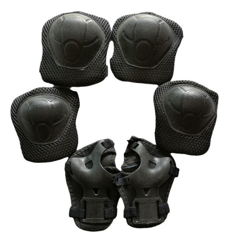 Juego C De 7 Cascos Para Niños Y Niñas, Rodilleras, Coderas