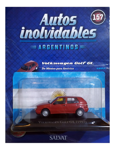 Autos Inolvidables Argentinos N° 157 Volkswagen Golf Gl 1997