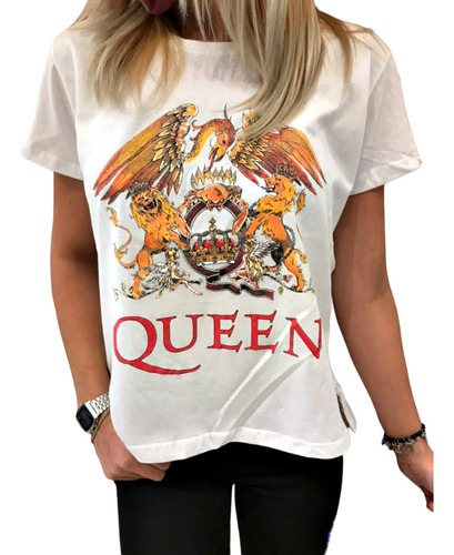 Remera Mujer Algodon Queen At Night Of The Opera Rock Store 