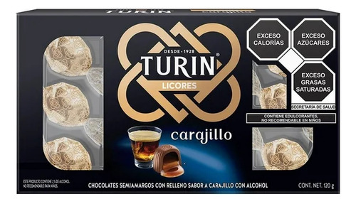 Chocolate Semiamargo Turin Carajillo 120 G