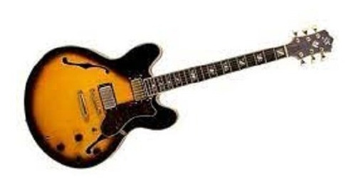 Imagen 3 de 3 de Guitarra Eléctrica Sx Gg-6 Custom Vs 335 1/2 Caja + Funda