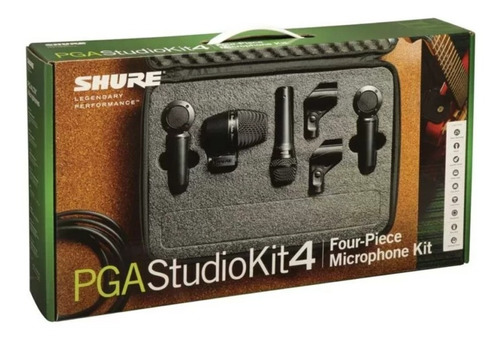 Kit De 4 Microfonos Shure Pga Studio Kit 4 Palermo