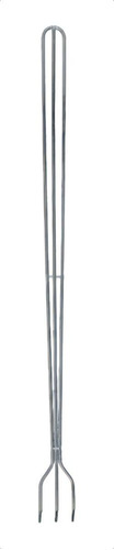 Garfo De Metal 3 Pontas Para Churrasco 60 Cm