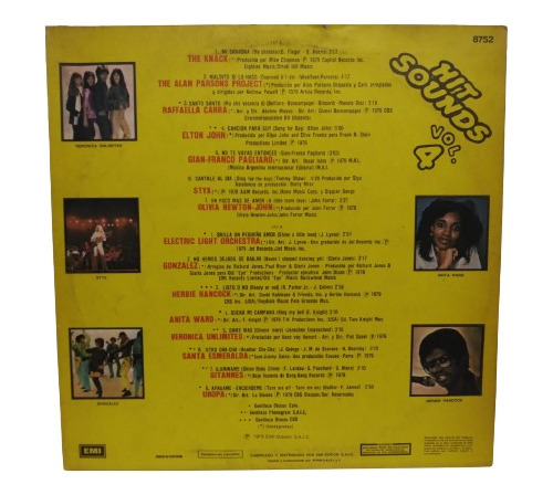 Varios Artistas Hit Sounds Vol. 4, Lp La Cueva Musical