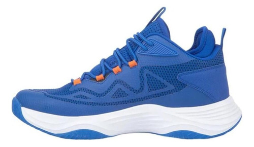 Tenis De Basketball Charly 6001 Caballero En Azul/ Naranja