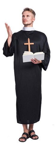 Disfraz Sacerdote Para Hombre Para Halloween Adulto Amigo Pa