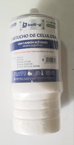 Cartucho De Celulosa De 6 PuLG. Para Filtros. (belt-g)