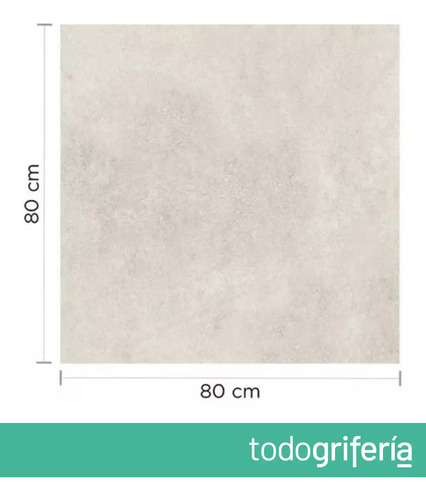 Porcelanato Vite Liscio Ivory 80x80