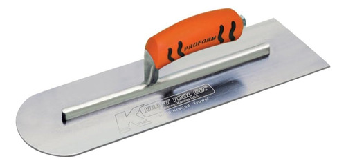 Kraft Tool Cf341pf Paleta Frontal Redonda Para Cemento Con M