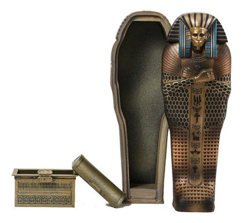 Sarcofago Da Mumia Egipcia Neca Terror 23 Cm The Mummy Set