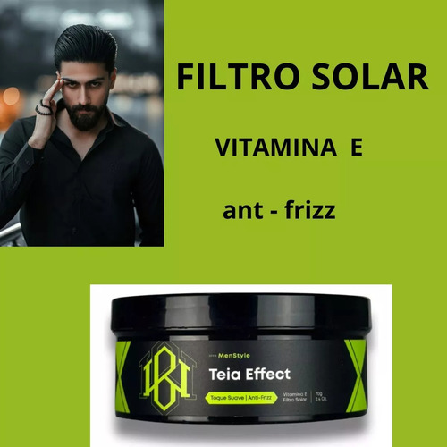 Pasta Modeladora Teia Effect 70g Men Style Black White
