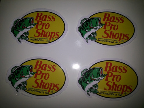 Calcomanias Bass Pro Shop 10 X 7 Cm (10 Unidades)