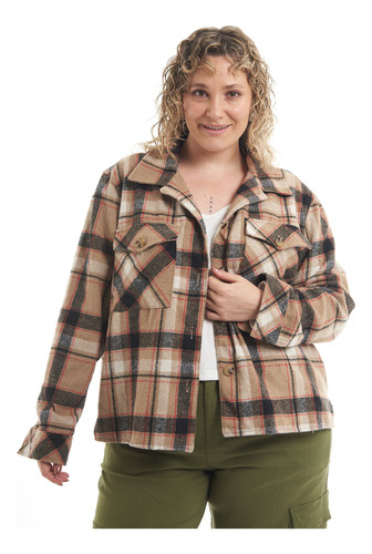 Camisa Leñadora Plus Size Talle Grande