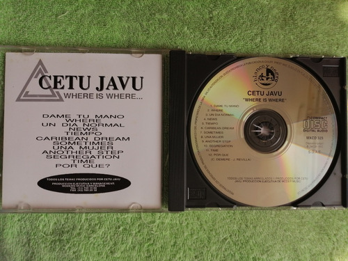 Eam Cd Cetu Javu Where Is Where 1992 Segundo Album D Estudio