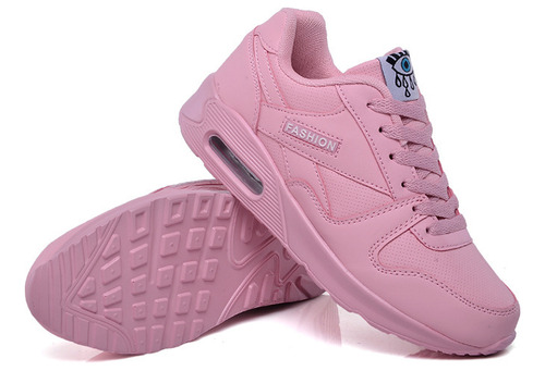 Tenis Deportivos Con Cápsula De Aire Para Mujer, Blanco