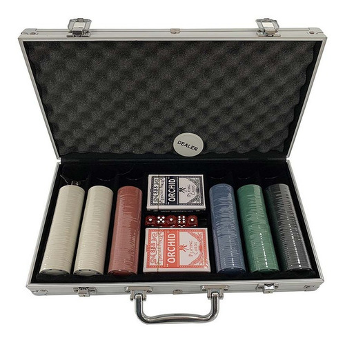 Juego De Mesa Pocker Profesional Con Maletín 300 Piezas