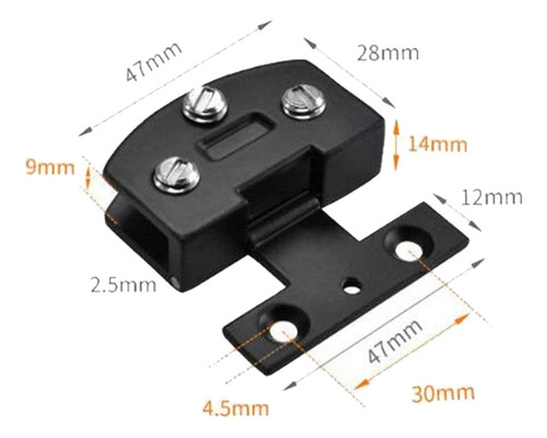 Vitrina Vitrina De Cristal Con Bisagras Para Puertas, 2 Pare