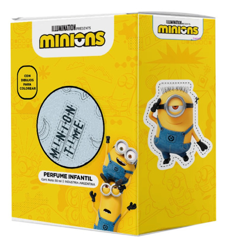 Perfume Infantil Minions Con Visor 50 Ml