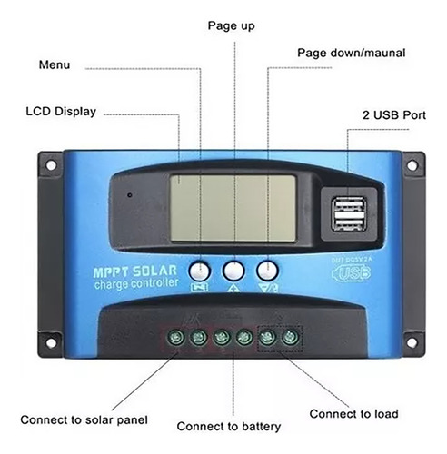 Controlador De Bateria De Lítio-chumbo-ácido 100a