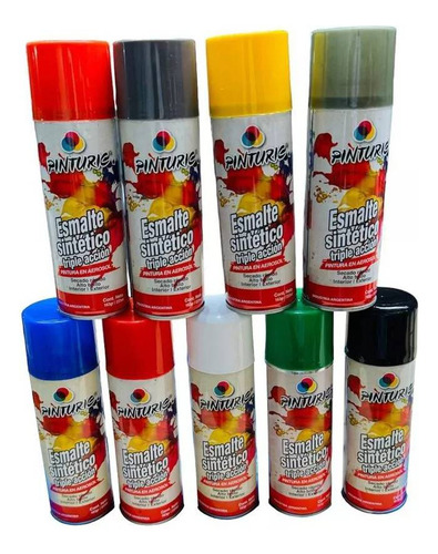Pintura Esmalte Sintetico Amarillo Aerosol 237 Ml