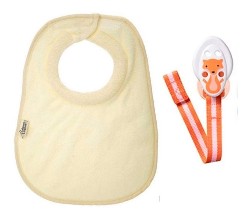Porta Chupete Chupón Más Babero Tommee Tippee Original