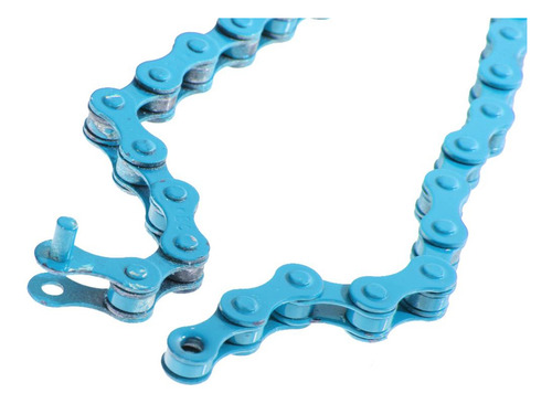 Cadena De Una Sola Velocidad 1/2 X 1/8 Azul Azul