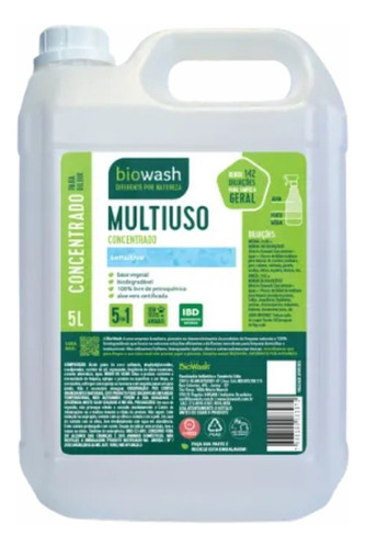 Kit 2x: Multiuso Concentrado Sensitive Biowash 5l