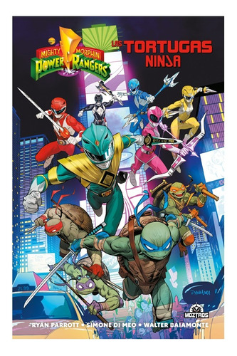 Comic Mighty Morphin Power Rangers Tortugas Ninja - Moztros