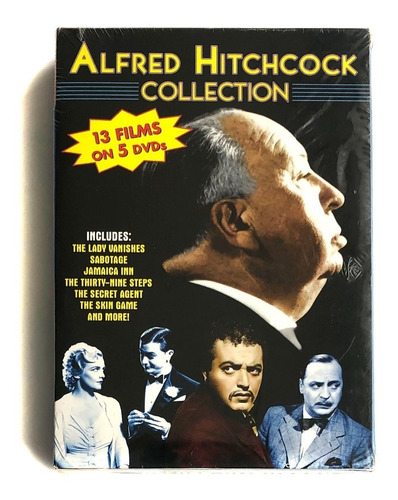 Set Dvd Alfred Hitchcock Collection / 13 Films On 5 Dvd's 