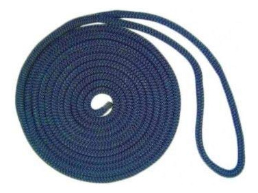 Usr Cuerda Nylon Doble Trenzado Muelle Linea 3 8  X 20' Azul