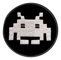 Comprar Parche Bordado Termoadhesivo Space Invaders