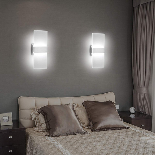 Lámpara De Pared Led Moderna 12 W Con Foco
