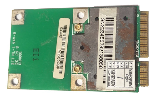 Placa Wi-fi Notebook Cce Info Xlp-432 Cce Ilp232 (Usado)