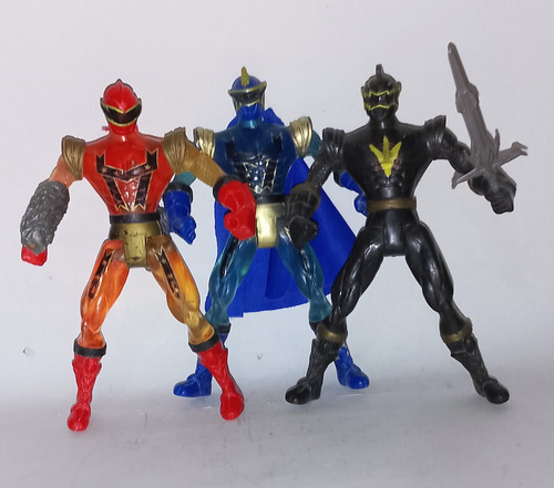 Figuras Bootleg Mexicano De Power Rangers Transparentes (Usado)