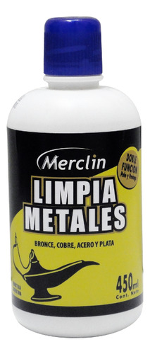 Limpia Acero - Plata - Metales En Líquido Merclin 230ml