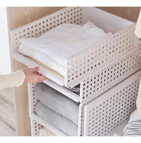 Organizador Bandeja De Poleras Camisas Closet Documentos Blanco