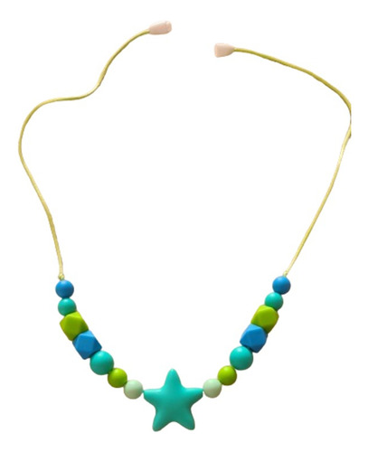 Collar De Lactancia Y Porteo Dentición Mordedera Estrella