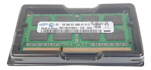 Memoria Ram 4gb Pc3-8500s Ddr3 1066mhz Sodimm Laptop