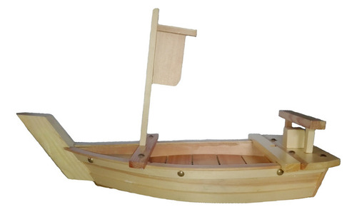 Tabla De Bambu Barco Makis Sushi 60cm Cocina Menaje Regalo