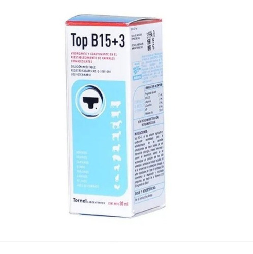 Imagen 1 de 1 de Vitamina Gallos Tornel Top B15 +3 X 30ml Entrega Inmediata
