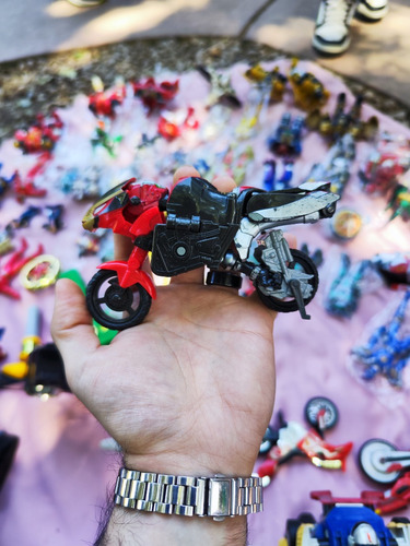 Moto Beast Morpher Roja Power Ranger Muñeco 12 Cm (Usado)