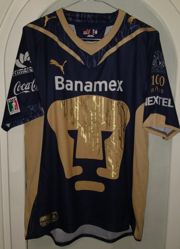 playera pumas 100 años unam