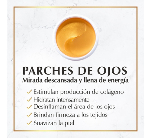Imagen 10 de 10 de Cuidado Facial, Sérum Y Parches Oro, Bolsa Pouch De Regalo
