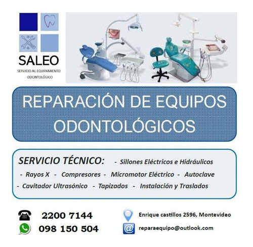 Imagen 1 de 9 de Reparación De Sillones Odontológicos .